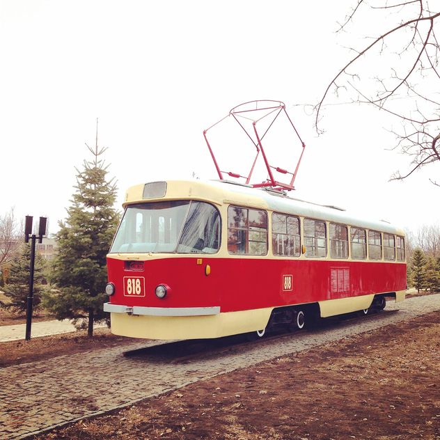 Old red tram - Free image #332153