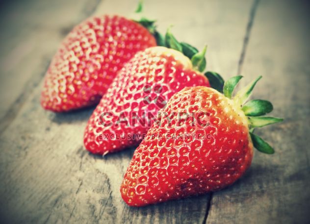 Three Strawberries - Free image #334293