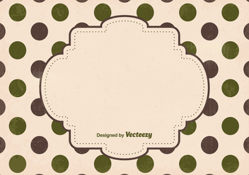 Cute Polka Dot Background - vector #335753 gratis