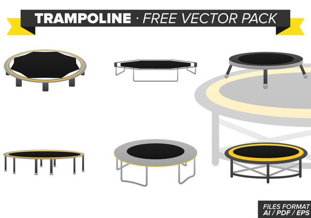 Trampoline Free Vector Pack - vector gratuit #341963 