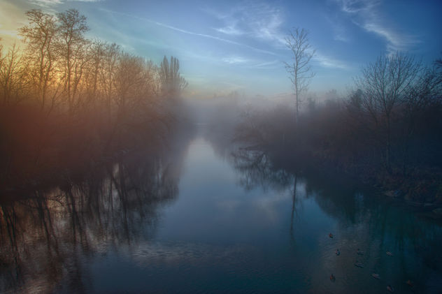 Sunrise over River - image gratuit #342443 