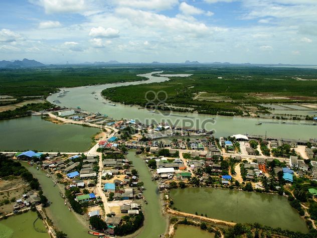 River banks from bird eye view - image gratuit #344073 