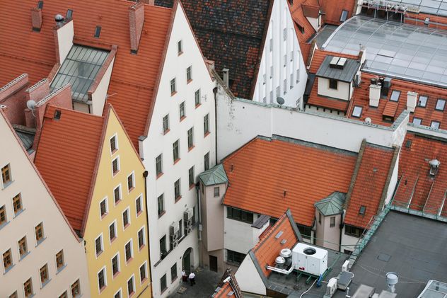 View on roofs of houses in Wroclaw, Poland - бесплатный image #344523