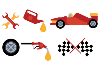 Pit Stop Vector - Free vector #344843