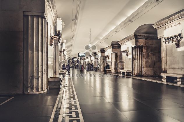 Interior of Moscow metro station - бесплатный image #345023