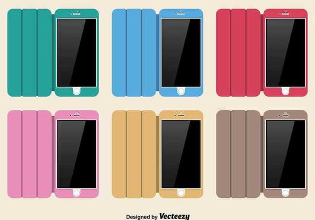Colorful phone case set - Kostenloses vector #345633