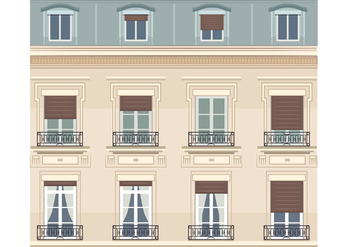 Vector Building in Paris - бесплатный vector #347083