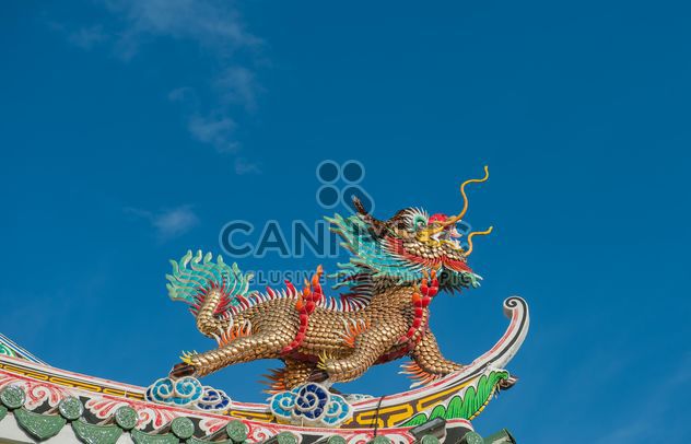 Dragon stucco reliefs in Chinese style - image gratuit #347273 