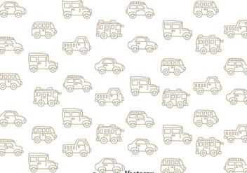 Classic Cars Pattern - Free vector #347393