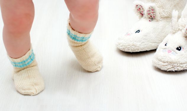 Legs of child in warm socks - Free image #347923