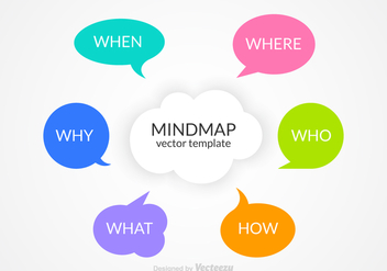 Free Mindmap Vector Template - Free vector #348113