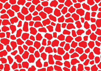 Red And White Giraffe Print - vector gratuit #349353 