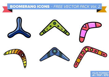 Boomerang Icons Free Vector Pack Vol. 2 - Kostenloses vector #350603