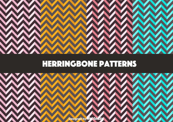 Free Bold Herringbone Pattern Vectors - Free vector #350653