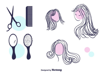 Free Coiffure Vector Icons - Free vector #350663