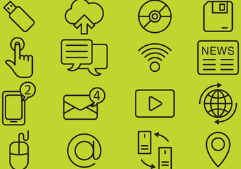 Technology Icons - Free vector #350763