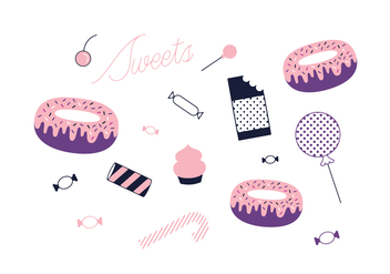 Free sweets Vector - Free vector #352483