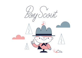 Free Boy Scout Vector - Free vector #352603