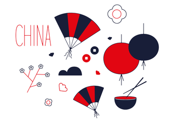 Free China Town Vector - vector gratuit #352623 