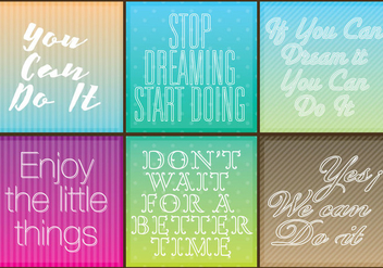 Motivational Quotes - Kostenloses vector #352903