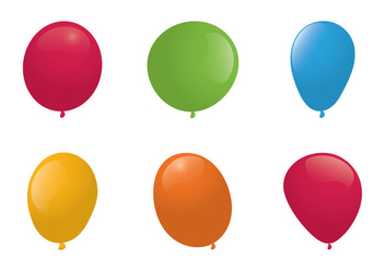 Free Balloons Vector Illlustration - Kostenloses vector #353003