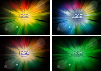 Colorful Logo Background Design Vectors - Kostenloses vector #353493