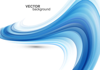 Abstract Blue Wave Background - vector #354743 gratis