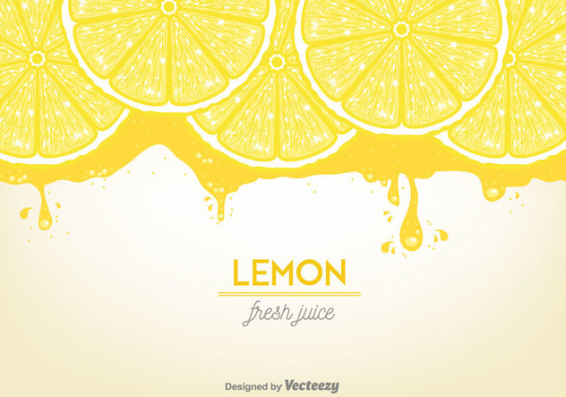 Lemon Juice Background Vector - vector #356873 gratis