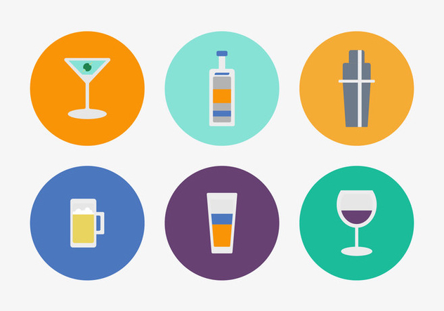 Free Cocktail Vector Icons - Free vector #358883