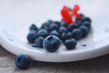 Blueberry on a plate - бесплатный image #359193