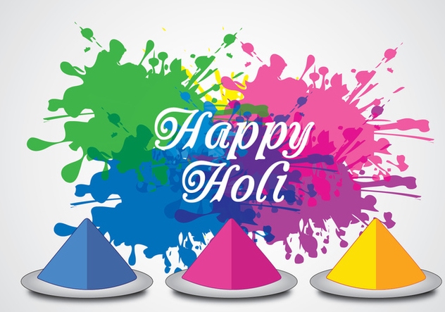 Happy Holi Background Vector Free Vector Download 360243 | CannyPic