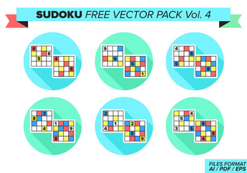 Sudoku Free Vector Pack Vol. 4 - Kostenloses vector #361853