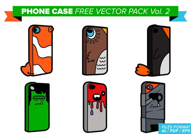 Phone Case Free Vector Pack Vol. 2 - Kostenloses vector #362873