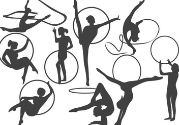 Rhythmic Gymnastics Hoop Vector - бесплатный vector #364533