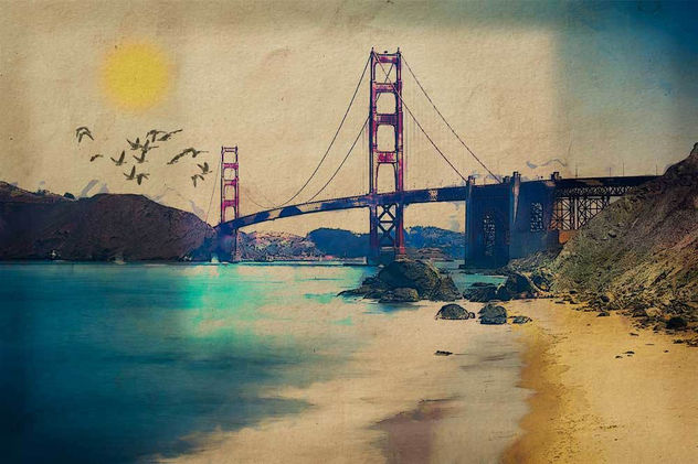Golden Gate Morning - image gratuit #366263 