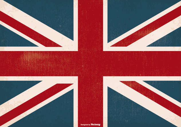 Old Grunge United Kingdom Flag - бесплатный vector #373793