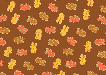 Ginger Bread Pattern - Free vector #374453