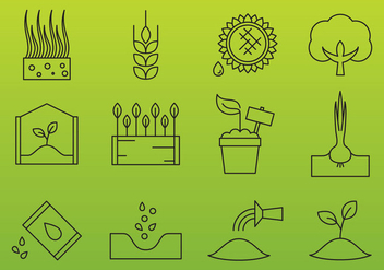 Agriculture Industry Icons - Kostenloses vector #377293