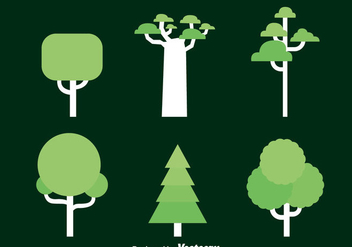 Tree Collection Vector - Free vector #383663