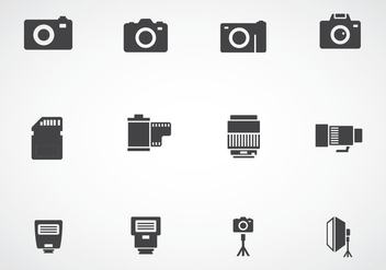 Photography Icons - Kostenloses vector #384893