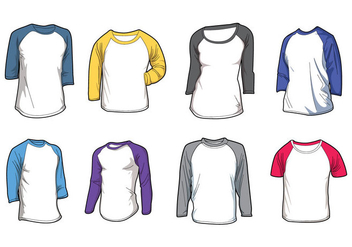 Download Raglan T Shirt Outfit Pattern Vector Free Vector Download 384285 Cannypic