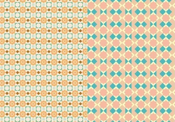 Mosaic Beige Pattern - бесплатный vector #386573