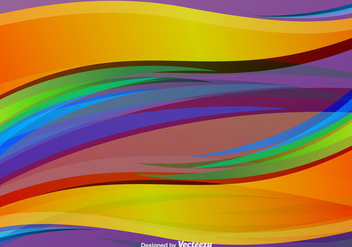 Colorful Swish Vector Background - Kostenloses vector #390943