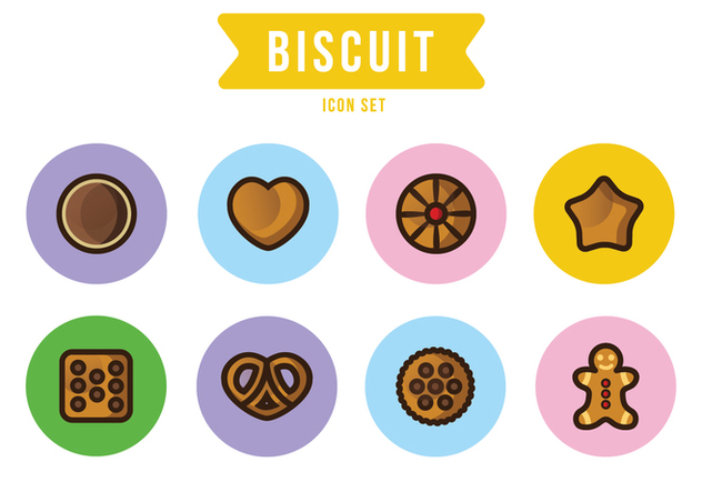 Free Biscuit Icons - vector #393503 gratis