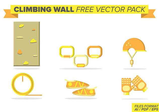Climbing Wall Free Vector Pack - Free vector #393583