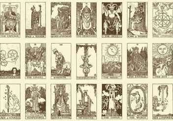 Ancient Tarot Illustrations - vector #395173 gratis