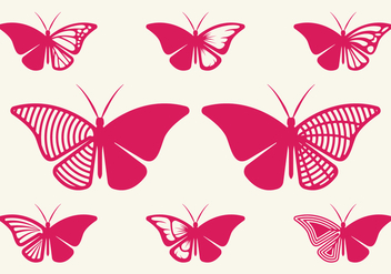 Cutout Butterfly - vector gratuit #395923 