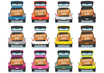 Car Boot Sale - Free vector #400923