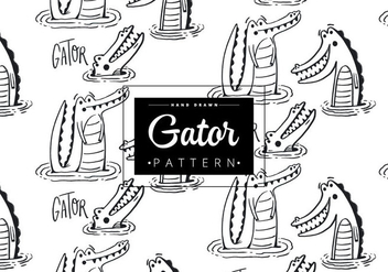 Free Gator Pattern - Free vector #402303