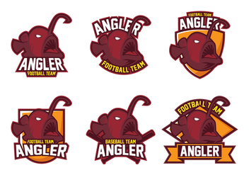 Angler Mascot - бесплатный vector #402593
